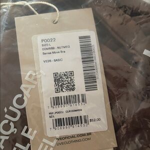 Live! Sense move bra, size large